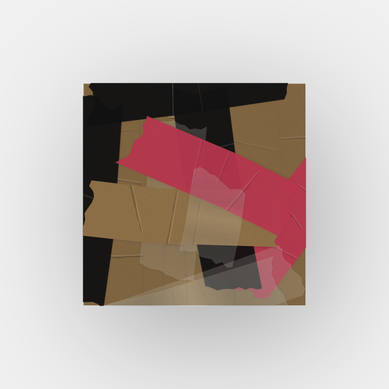 Tape abstract painting 001 #22 static token preview