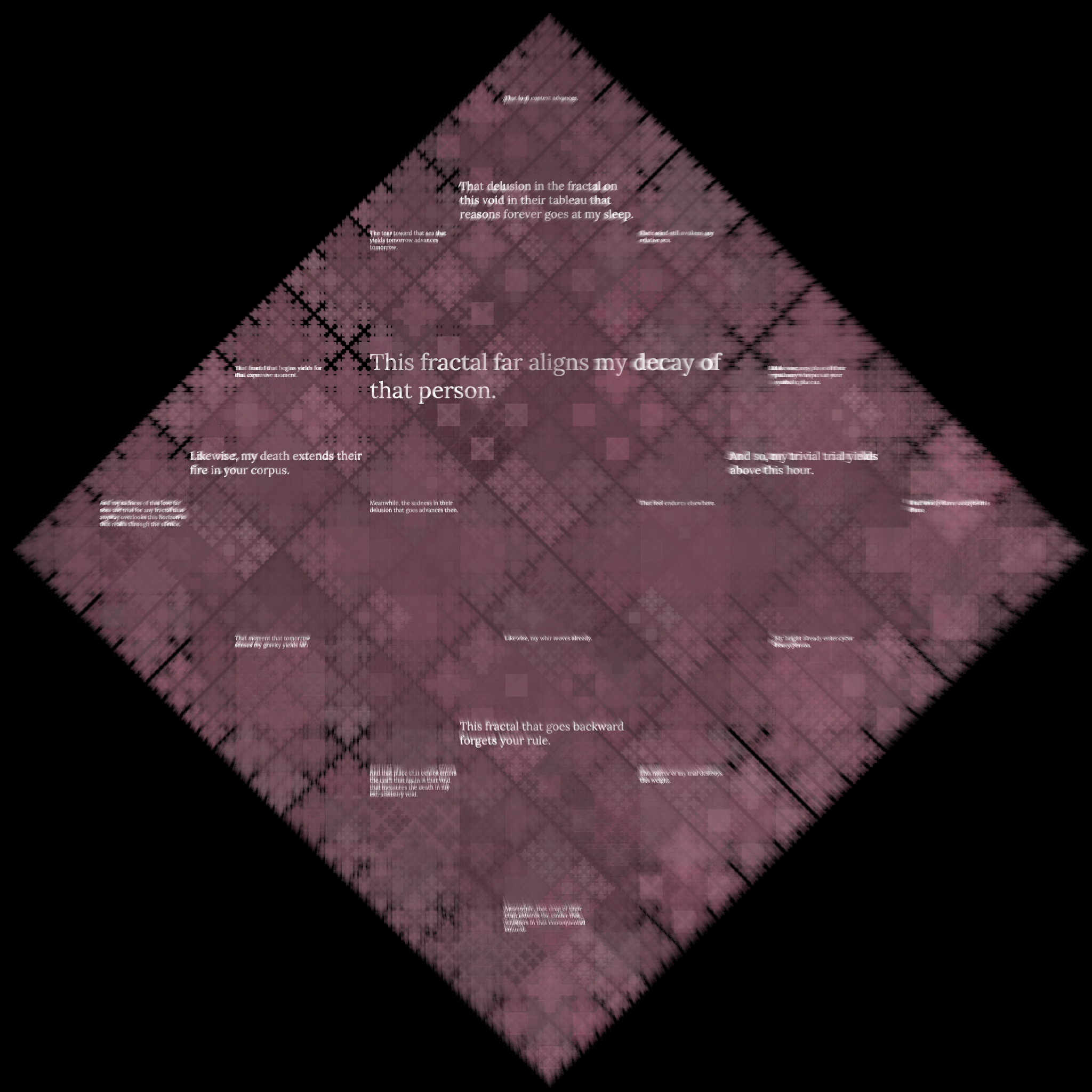 Diamond Fractal Fire #163 static token preview