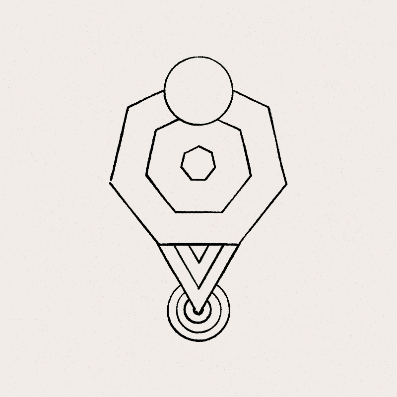 Stack of Shapes #77 static NFT preview