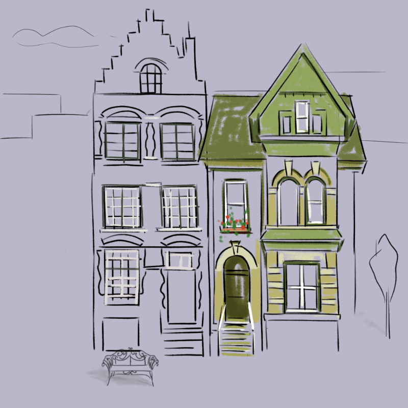Architectural sketches #38 static NFT preview