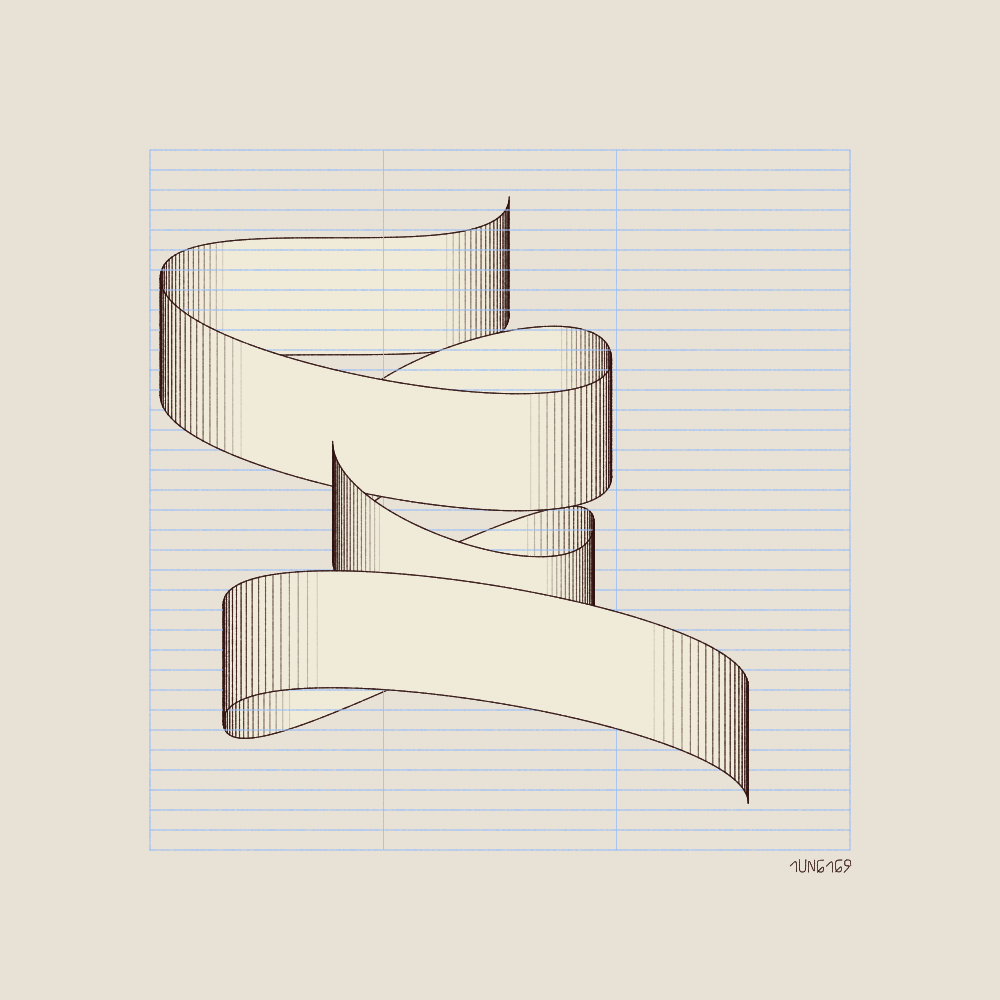 _ribbon study_ #108 static NFT preview