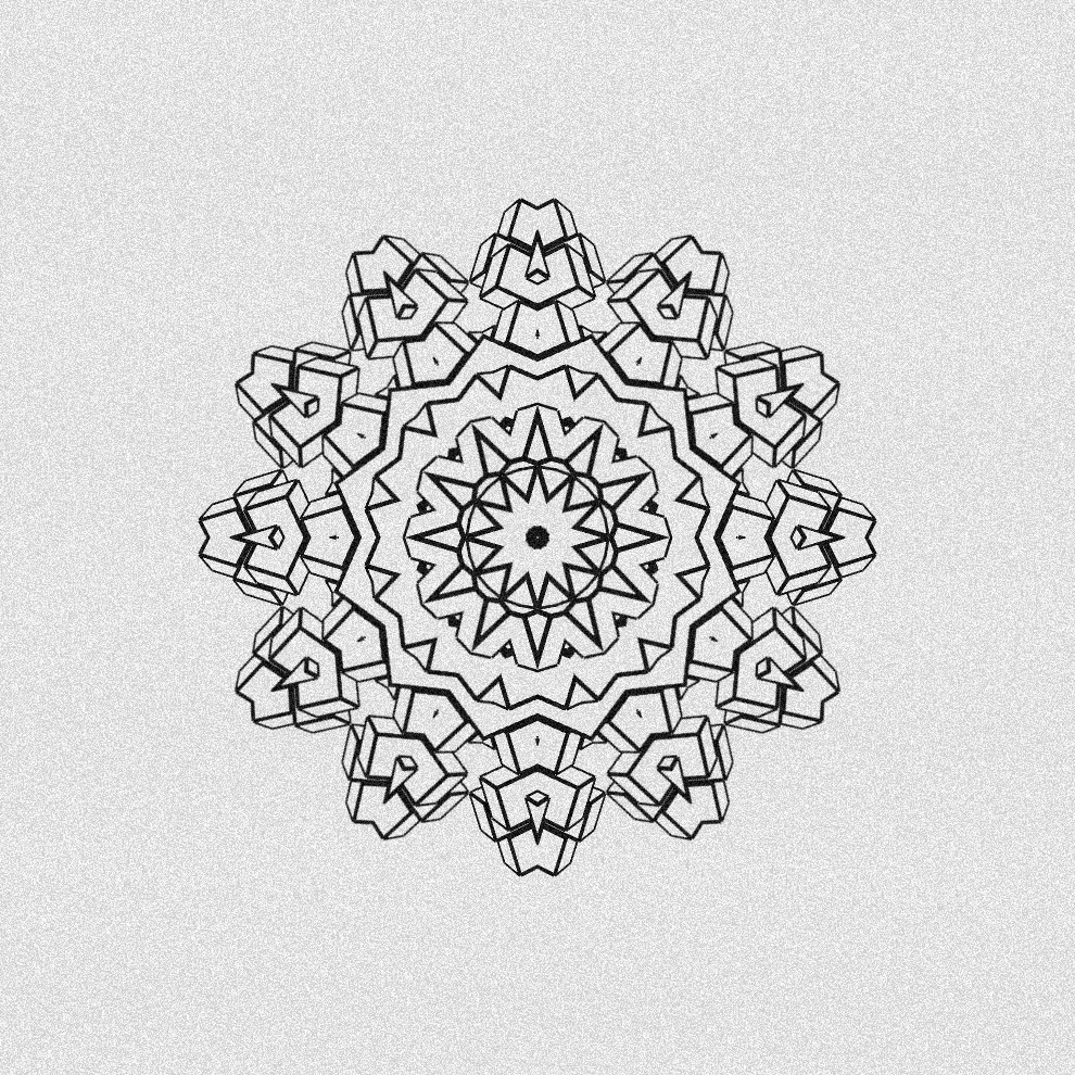 Monochrome Kaleido #44 static token preview