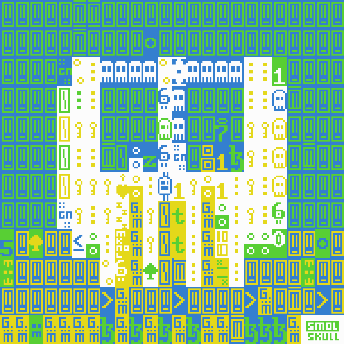 ASCII-SMOLSKULL #300 static token preview
