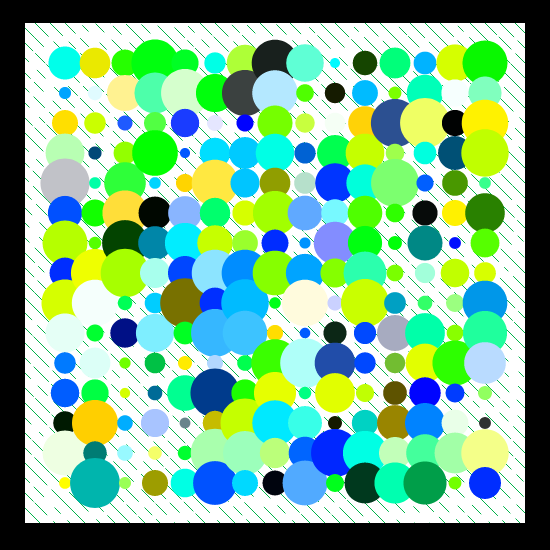 Dots in the Rain #104 static NFT preview