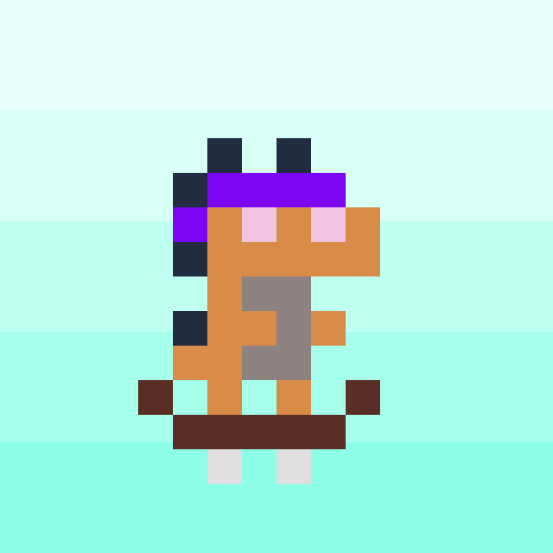 Coded Tiny Dinos #213 static NFT preview
