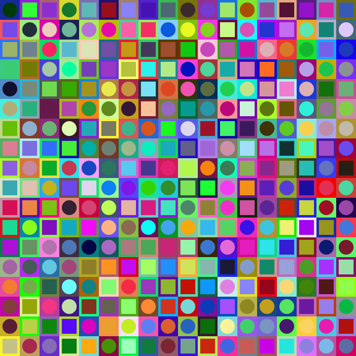 Square Dot Composition #26 static token preview