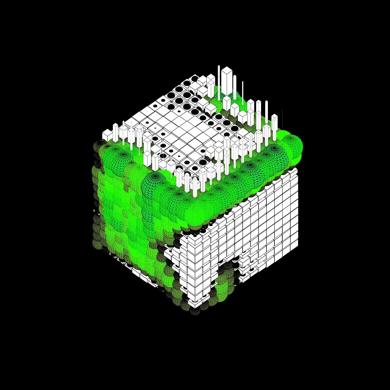 Drip Cube #104 static NFT preview