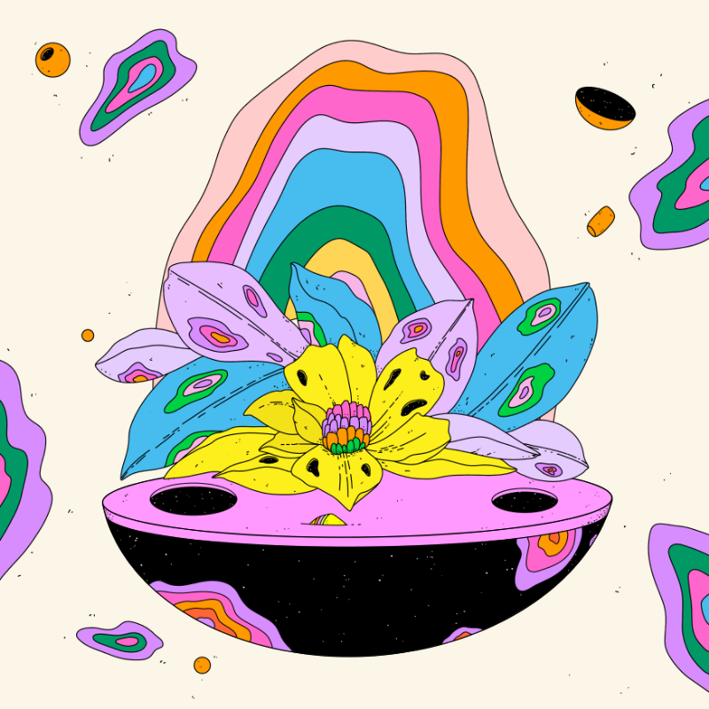 🌈🌴🪐 #73 static NFT preview