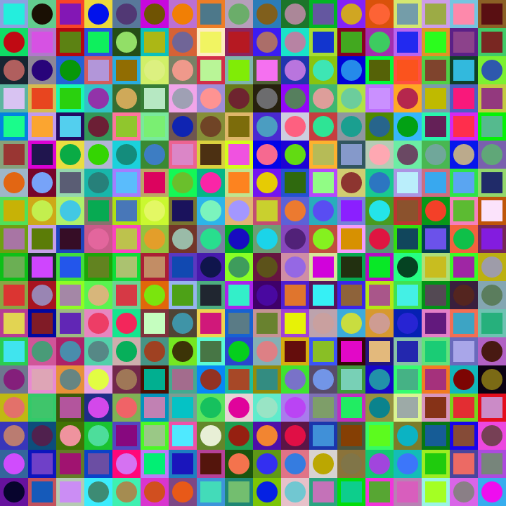 Square Dot Composition #207 static token preview