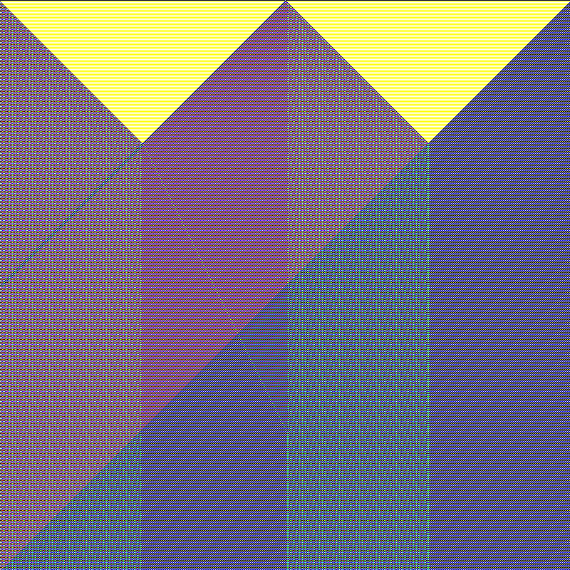 RGB Elementary Cellular Automaton #303 static token preview
