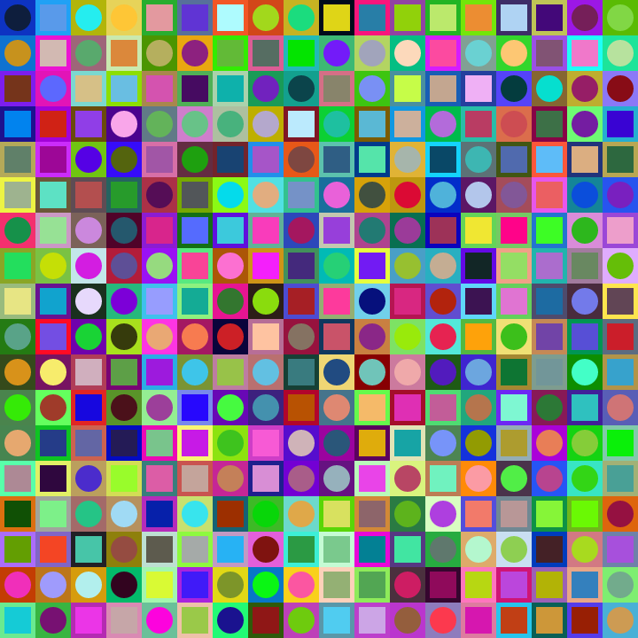Square Dot Composition #319 static token preview