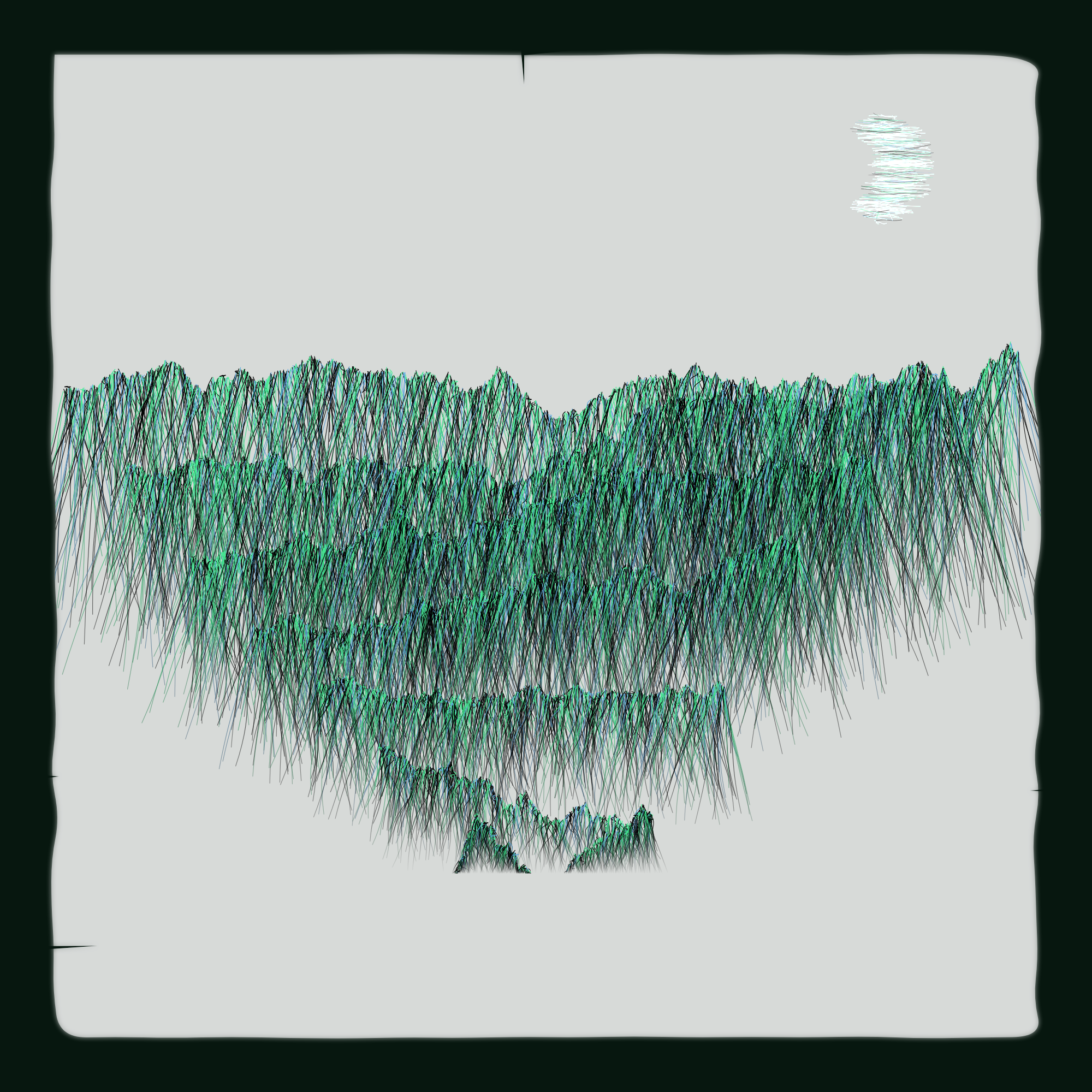 Misty Mountains #43 static NFT preview