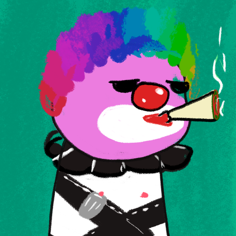 Peculiar clown #100 static token preview