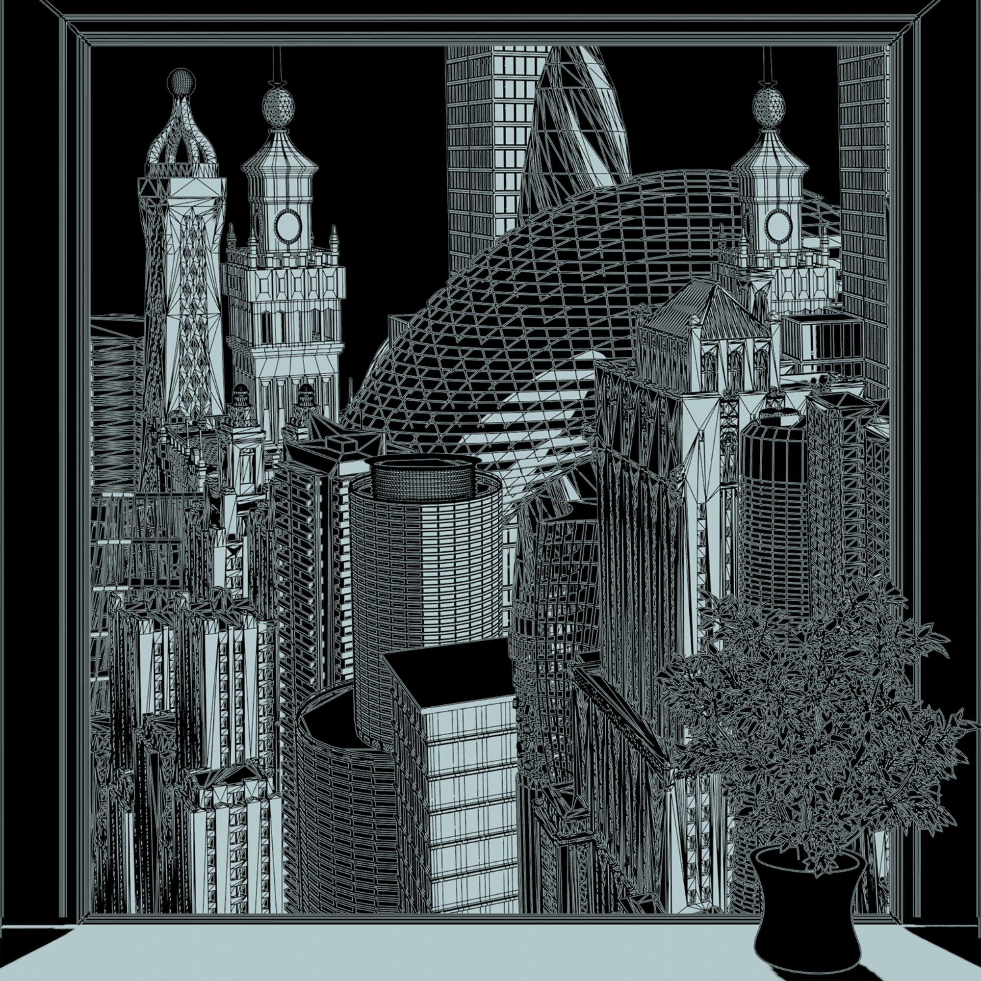 City View #168 static NFT preview