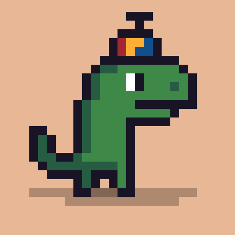 Pixel Dinos #96 static token preview