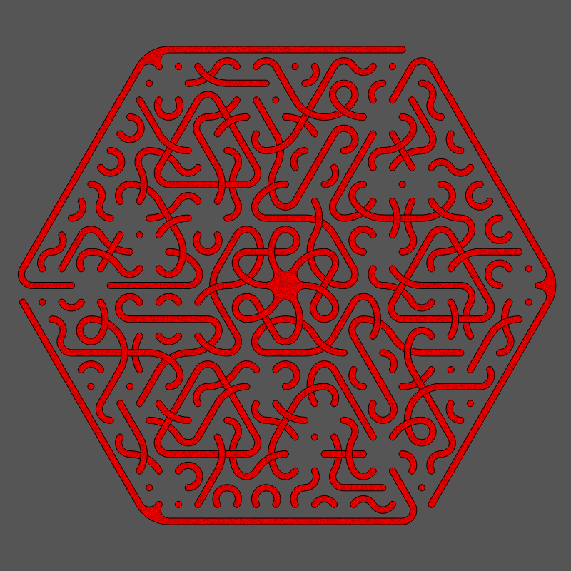 Threefold Symmetry - Dark Variations #273 static NFT preview