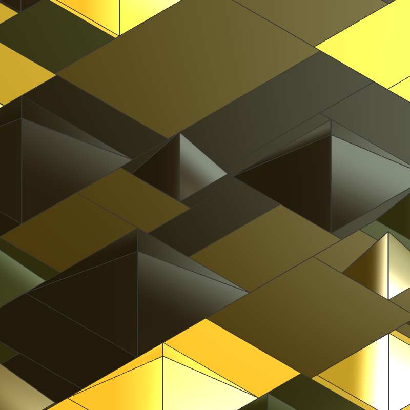 Geometric city #174 static NFT preview