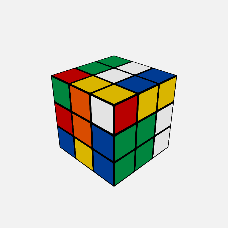 Rubik's Cube #237 static NFT preview