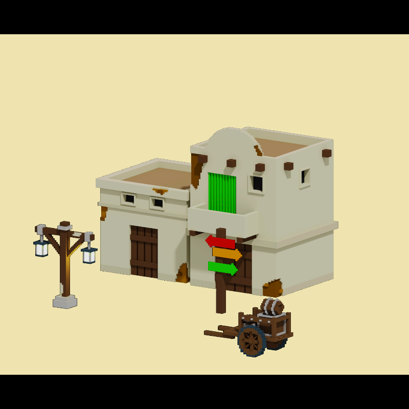 Desert houses #2 static token preview