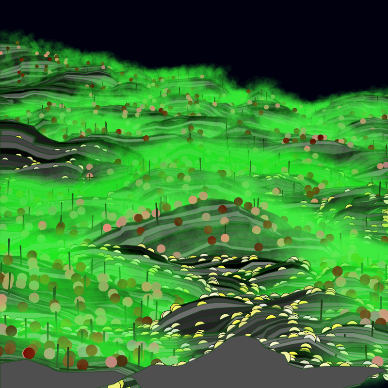 Alien Landscape #4 static NFT preview