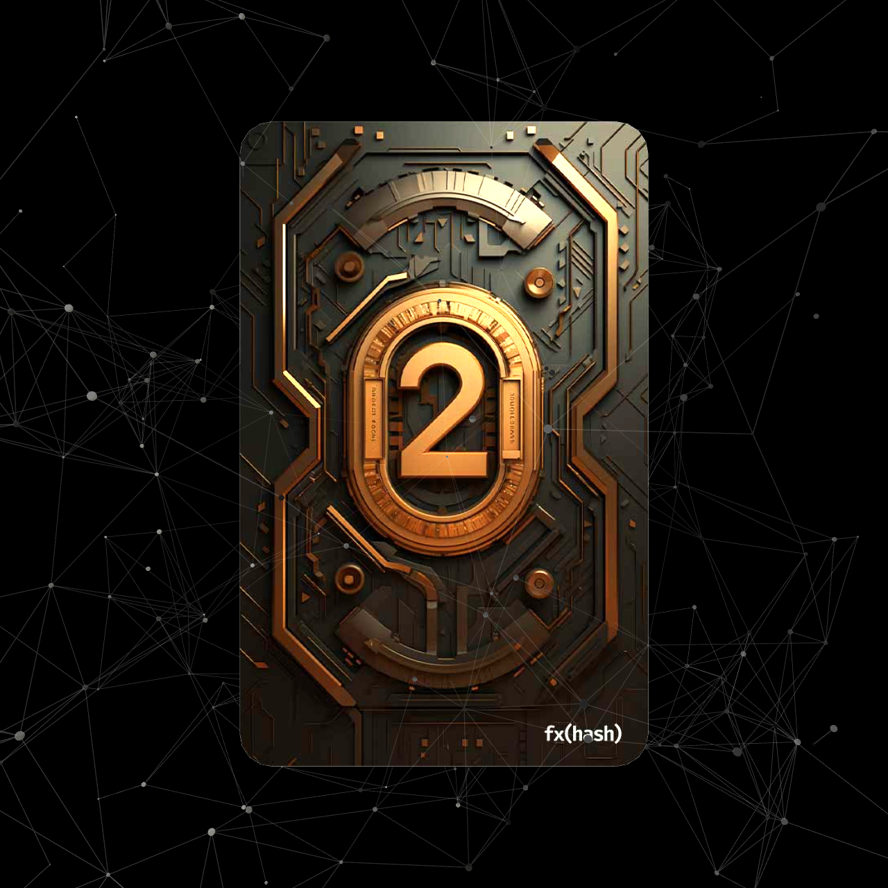 FXHash 2.0 Card #392 static NFT preview