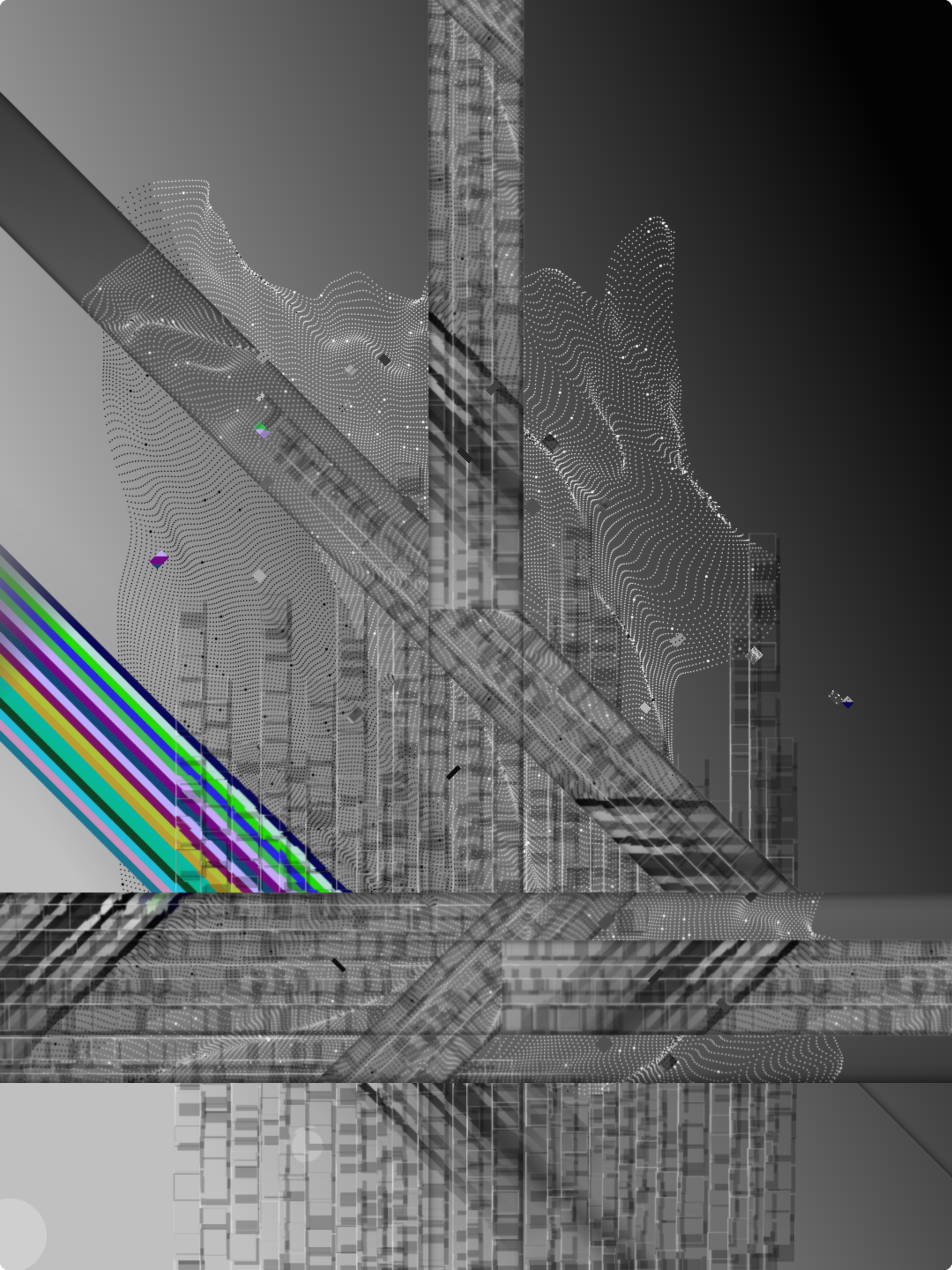Fronteras en abstracto #130 static token preview