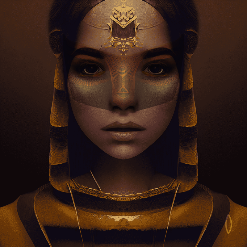 Egyptian woman #10 static token preview