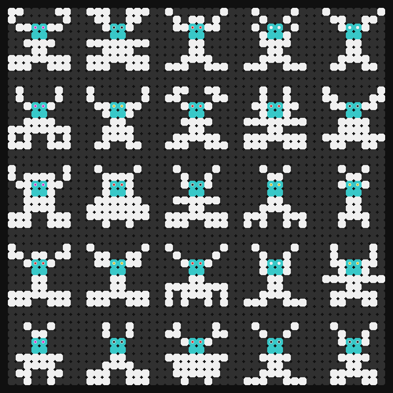 8x8 Pixel Creatures #72 static token preview