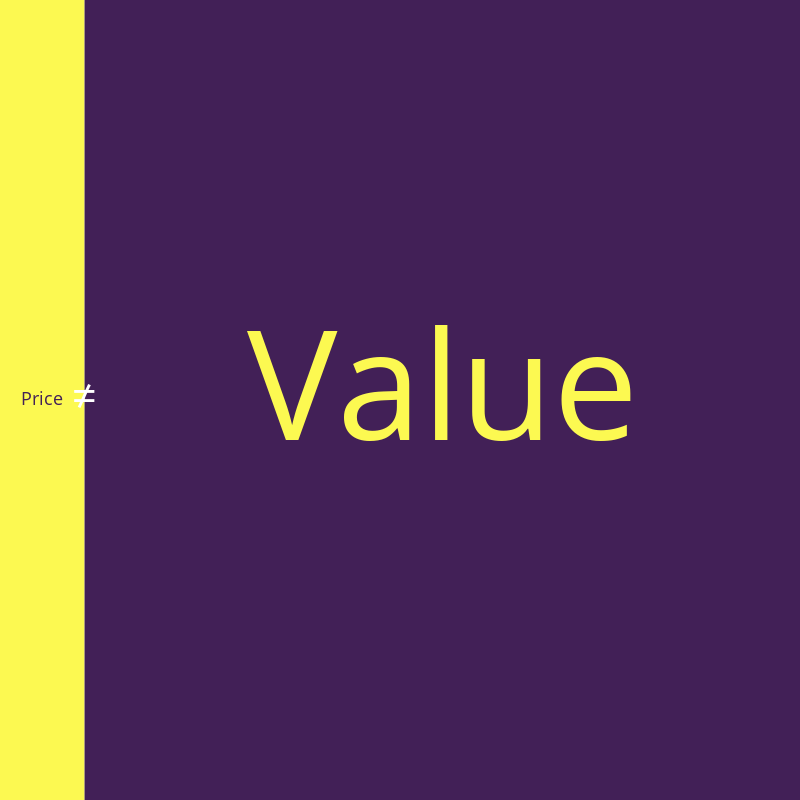 The Price of Value #6 static token preview