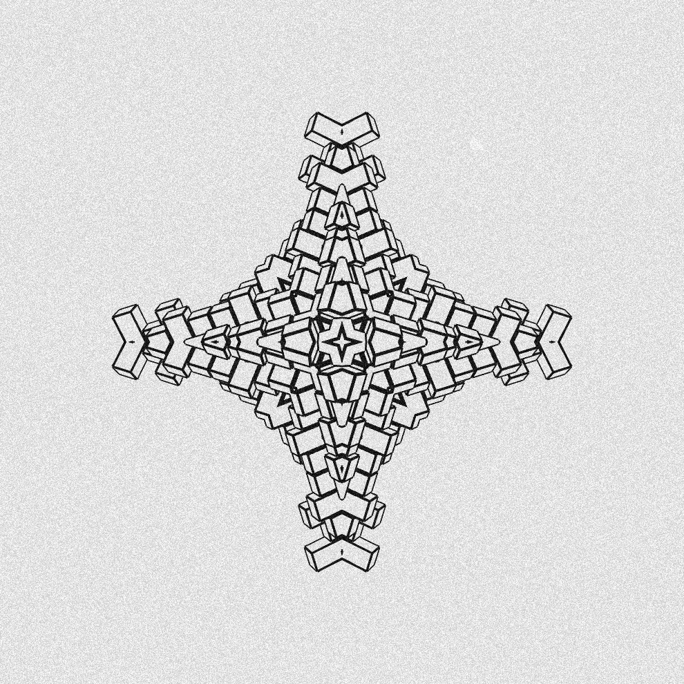 Monochrome Kaleido #112 static token preview
