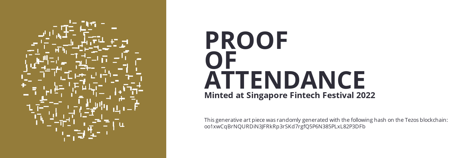 SFF2022 Proof of Attendance Token #1042 static token preview