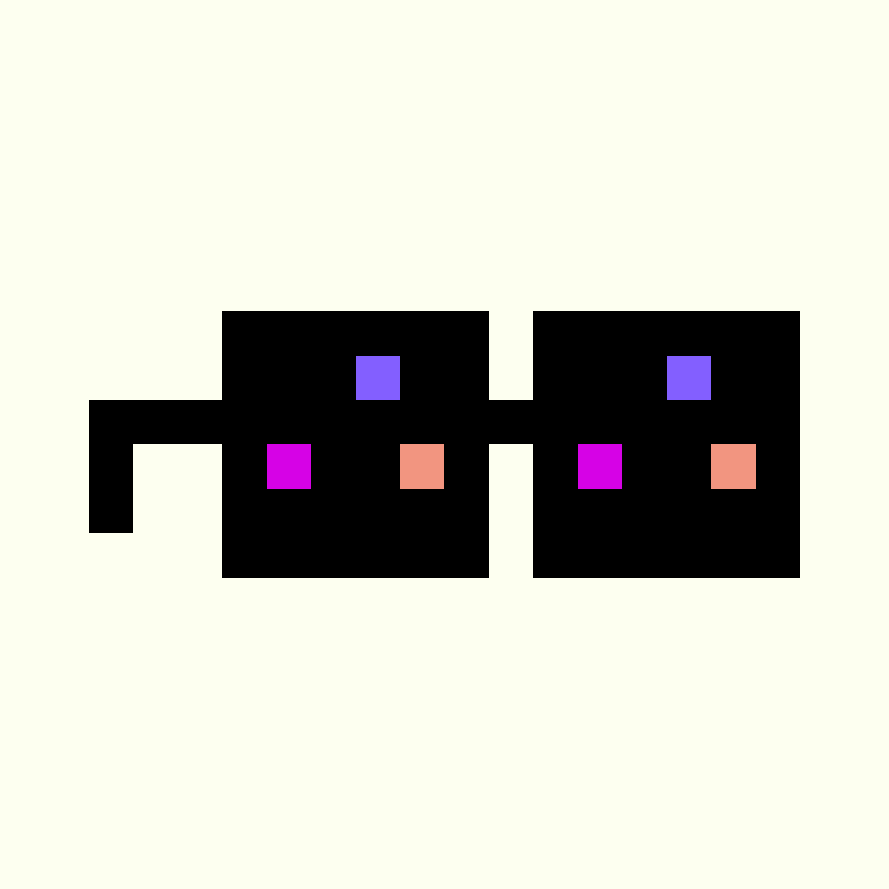 Coded Nouns Glasses #24 static token preview