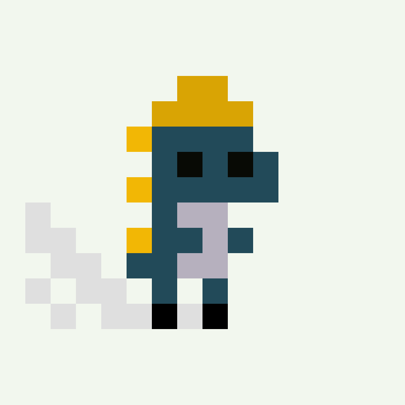Coded Tiny Dinos #53 static NFT preview