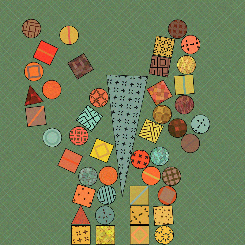 Collisions: Art plus Physics #64 static NFT preview