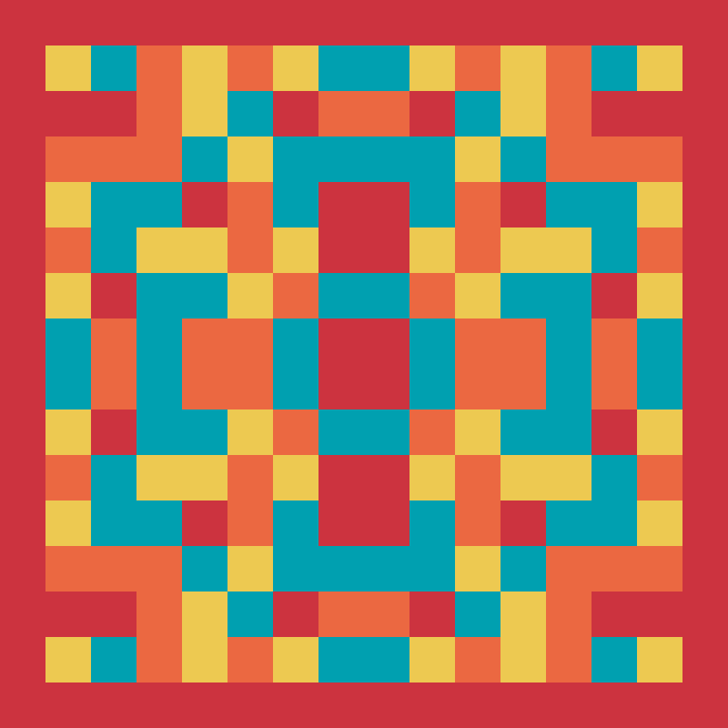 Pixel Mandala #5 static token preview