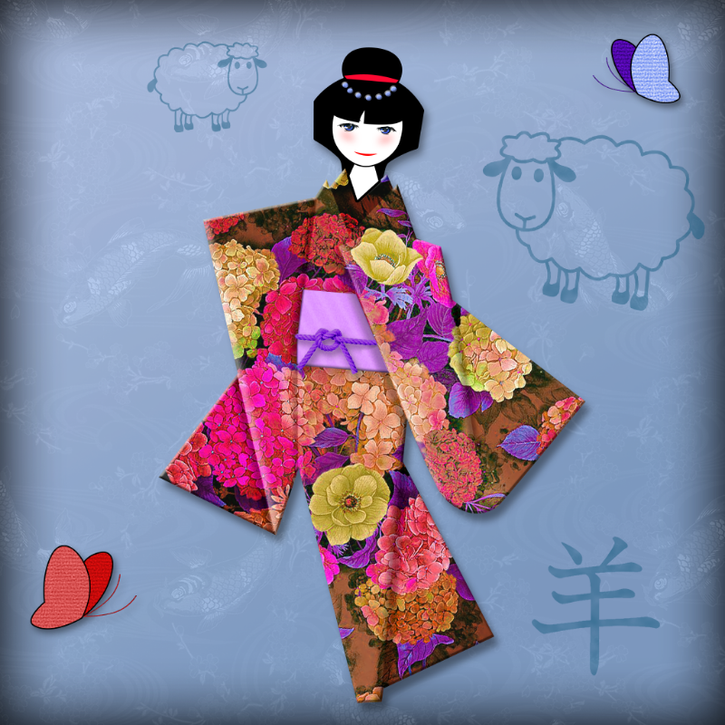 Origami Girls #151 static NFT preview