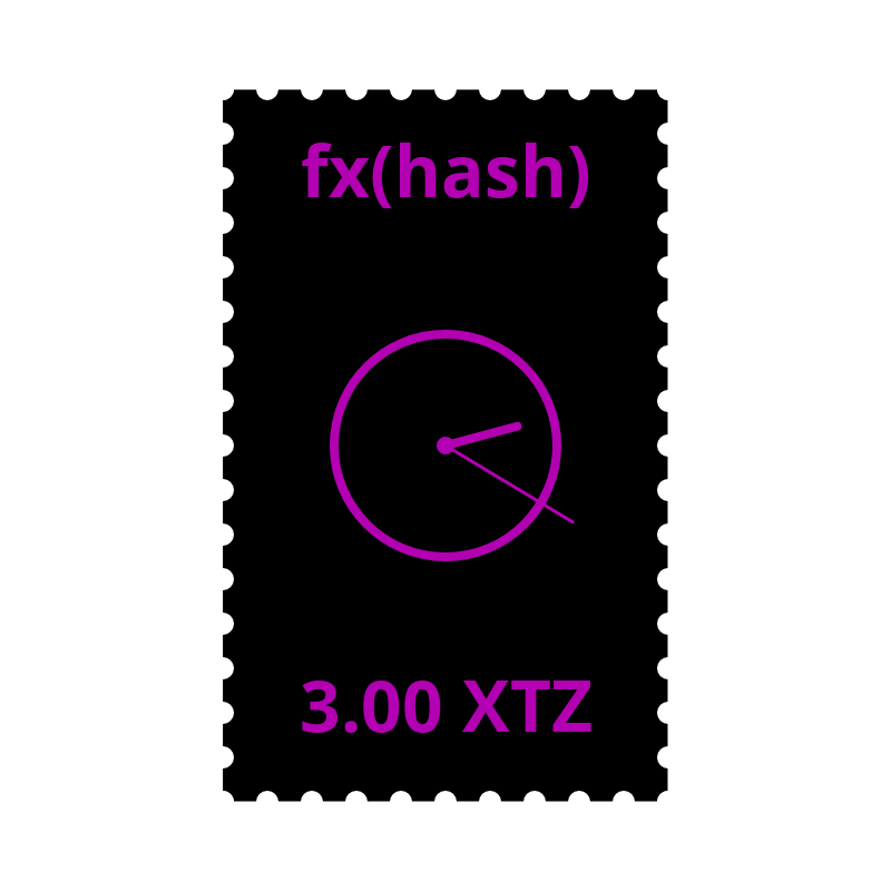 Postage Stamp #43 static NFT preview