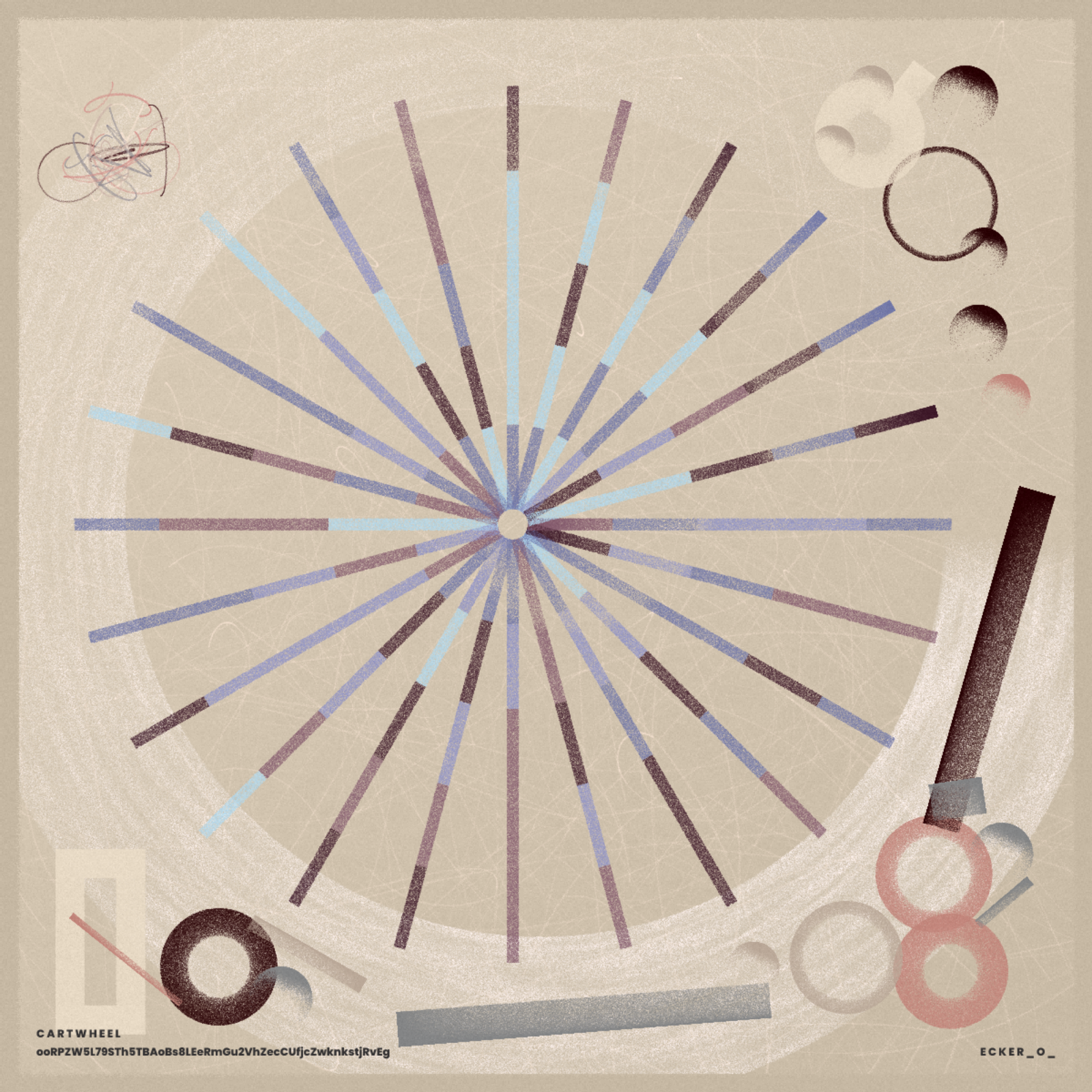 Cartwheel #30 static NFT preview