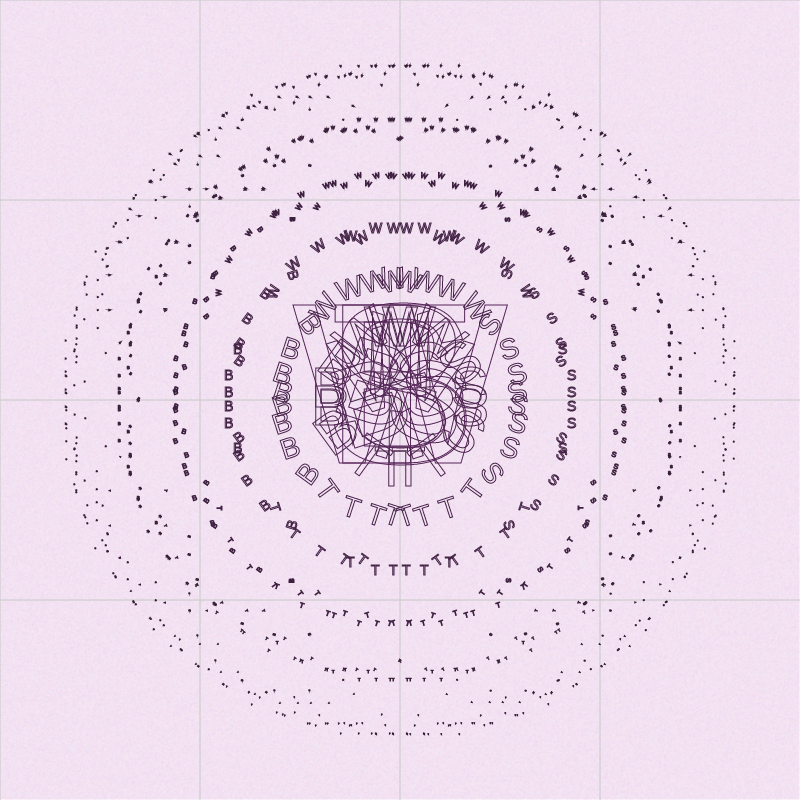 WTBS Logo with Fractals #149 static NFT preview