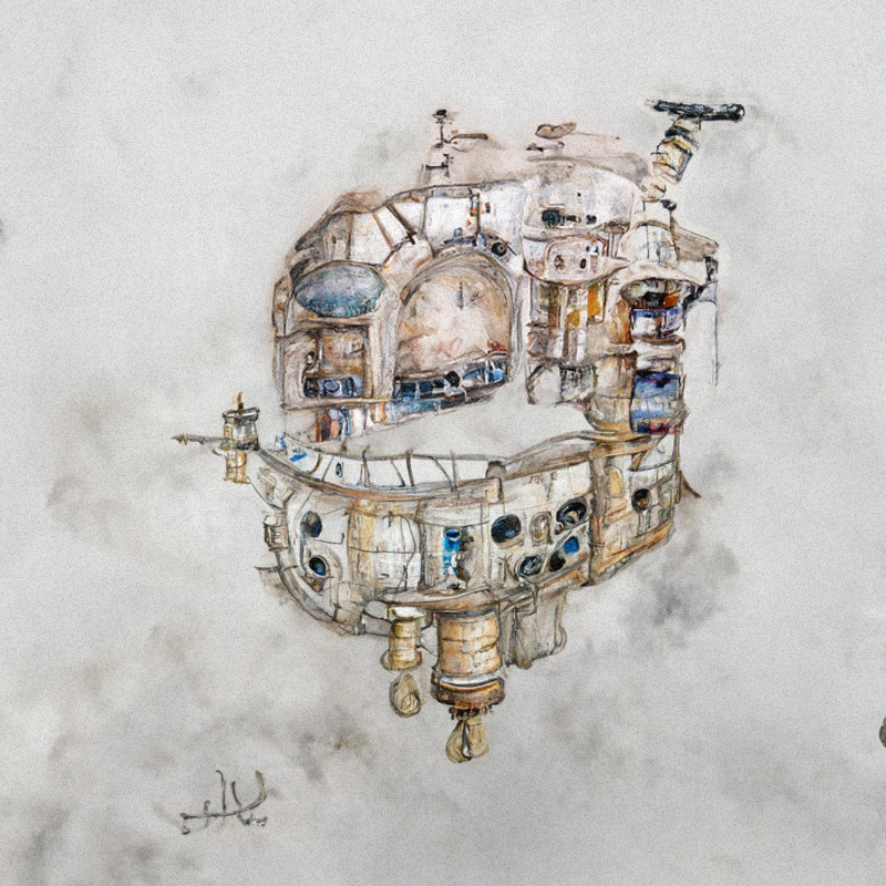 Utopian Space Castles #39 static token preview