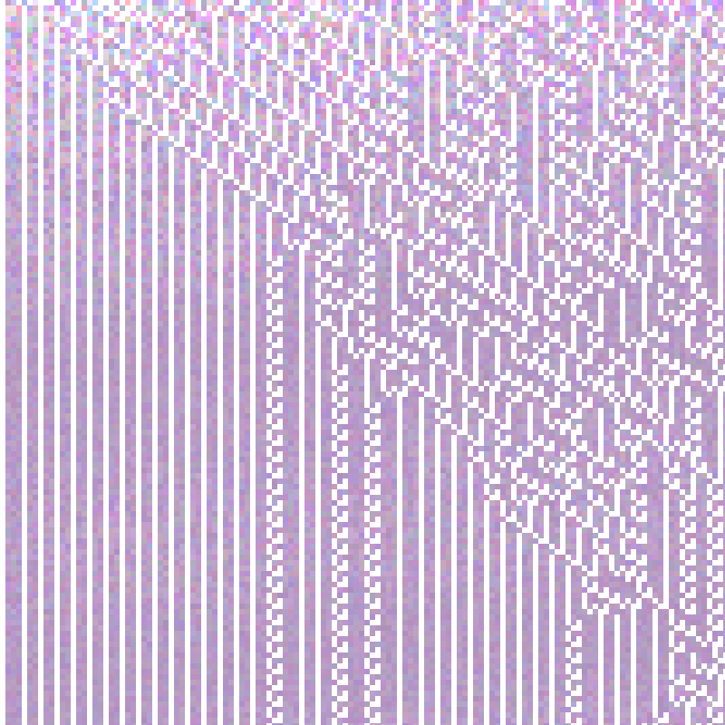 Colored Elementary Cellular Automaton #348 static token preview