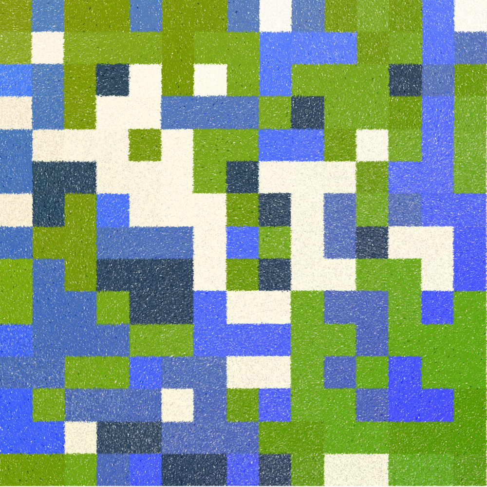 Hydrangea & Patchwork #84 static token preview