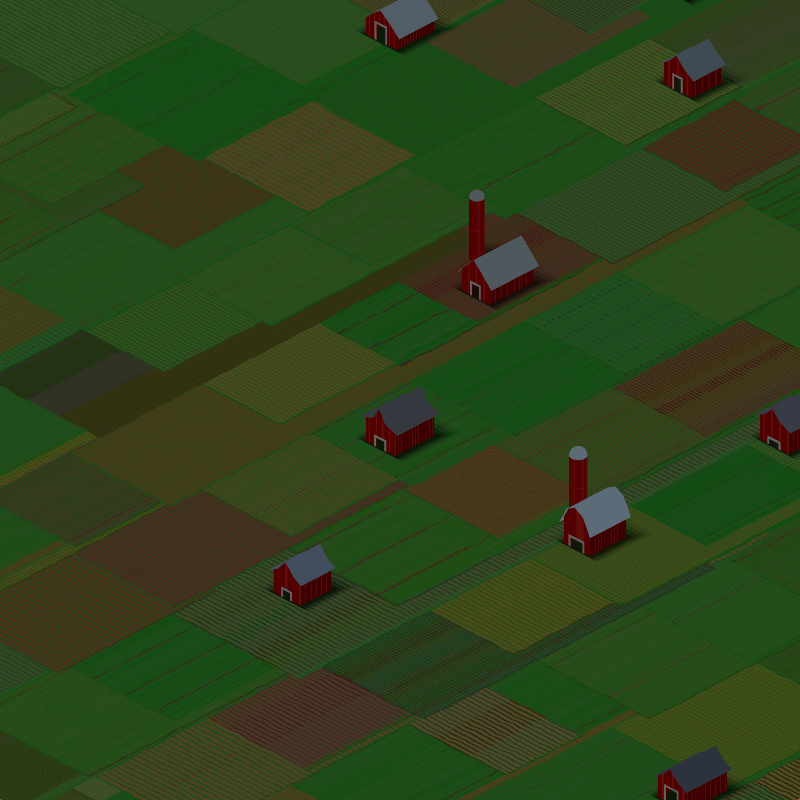 RED FARMS IN A QUIET COUNTY #35 static token preview