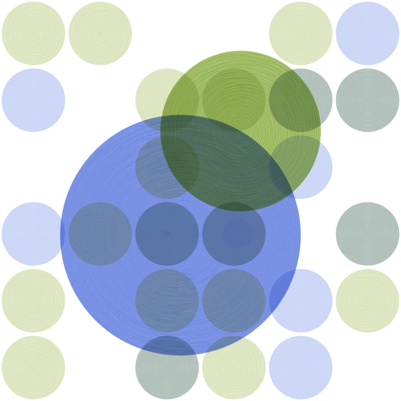 Brushed Circles #128 static token preview