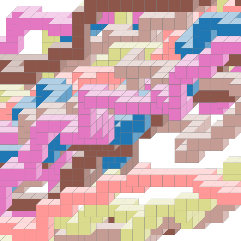 Cube City #147 static NFT preview