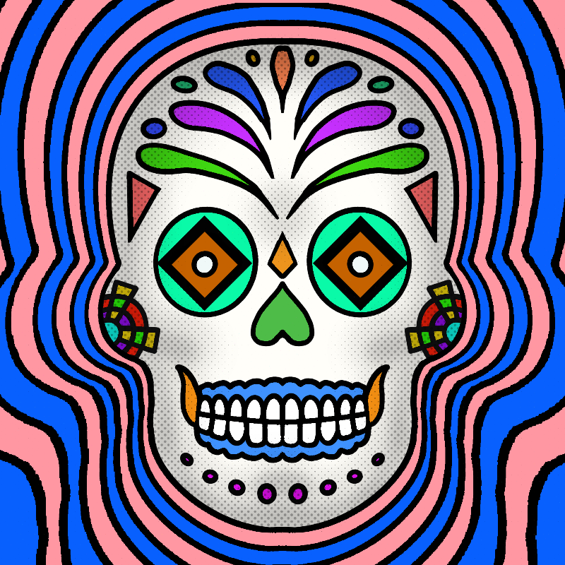 Sugar Skulls #317 static NFT preview