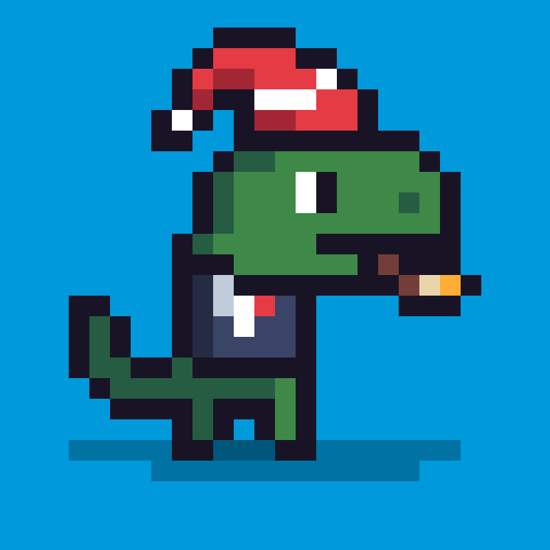 Pixel Dinos #108 static token preview