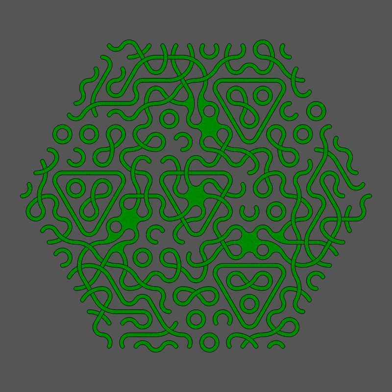 Threefold Symmetry - Dark Variations #499 static token preview