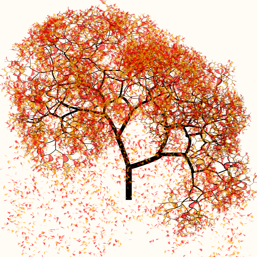 Bézier Bloom #33 static NFT preview