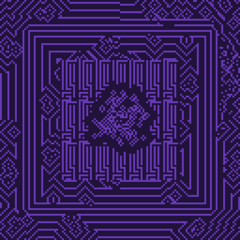 Tegodego Flow Maps Generator #60 static NFT preview